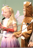 Kindertheater auf der Bühne - Chorus-Akademie, Musikschule Braunschweig