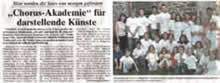 Zeitungsartikel - Hier werden die Stars von morgen gefoerdert - Chorus-Akademie, Musikschule Braunschweig